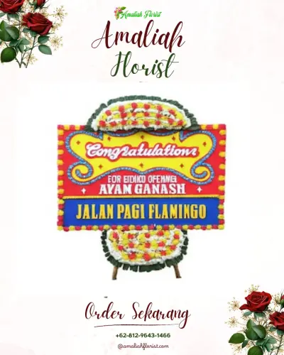 Bunga Papan Congratulation di Rumah Duka Kerta Semadi